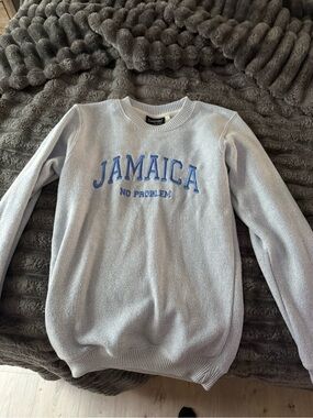 Comfort Colors Men’s Light Gray 'Jamaica' Crewneck Sweater